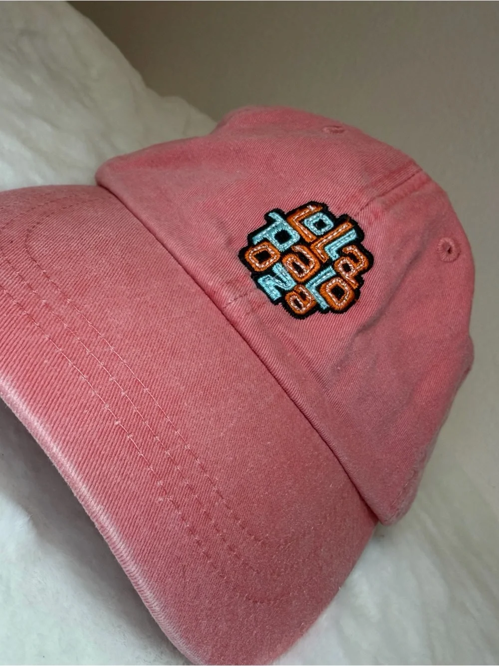 Lollapalooza 25th anniversary Baseball Cap with Embroidered Logo